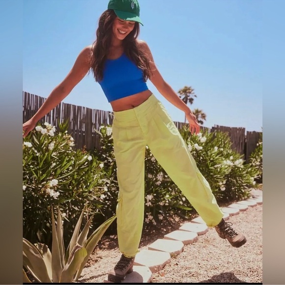 NEW Free People Mesmerize Me Cargo Pants - Afterglow - Picture 7 of 7